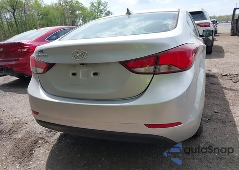 2016 Hyundai Elantra Se from USA, damaged, VIN KMHDH4AEXGU487900